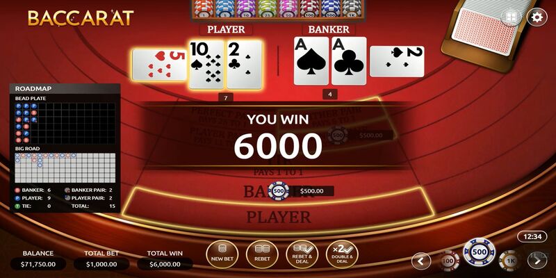 Baccarat trực tiếp không thể bỏ qua