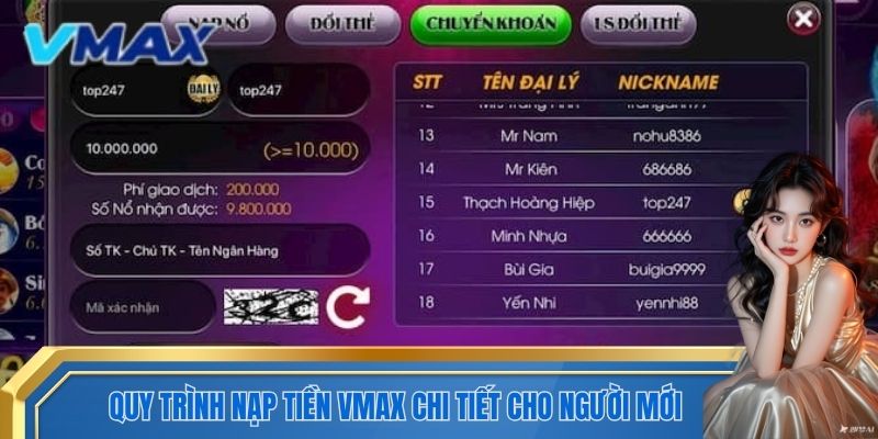  Quy trình nạp tiền VMAX chi tiết cho người mới
